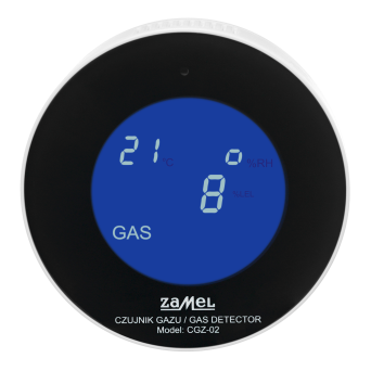 Czujnik gazu ziemnego i LPG (propan-butan) WI-FI TUYA TYP: CGZ-02 ZAMEL