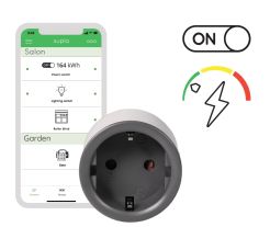 Gniazdko zdalnie ster. WiFi z pom. energii SGW-01